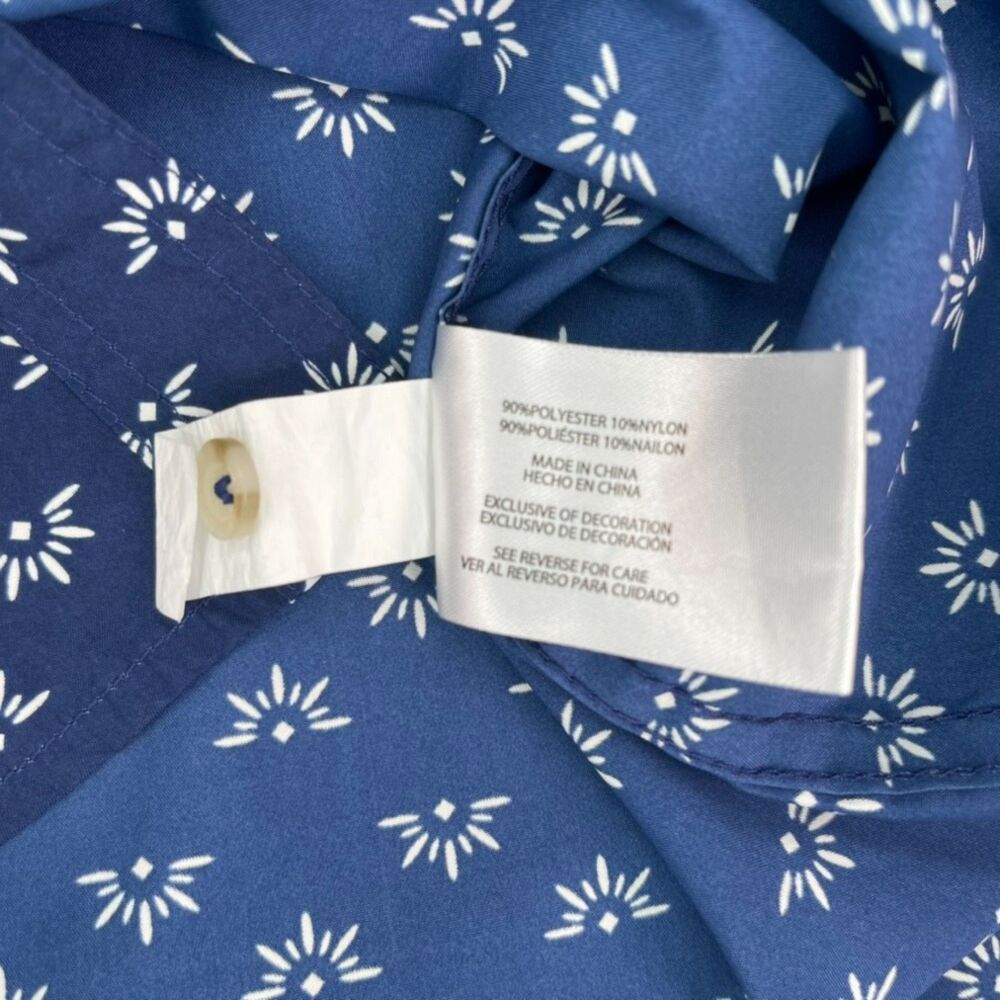 Eddie Bauer Women's XL UPF 50 Hiking Adventure Shirt Blue Outdoor Sun Protection - Picture 6 of 12